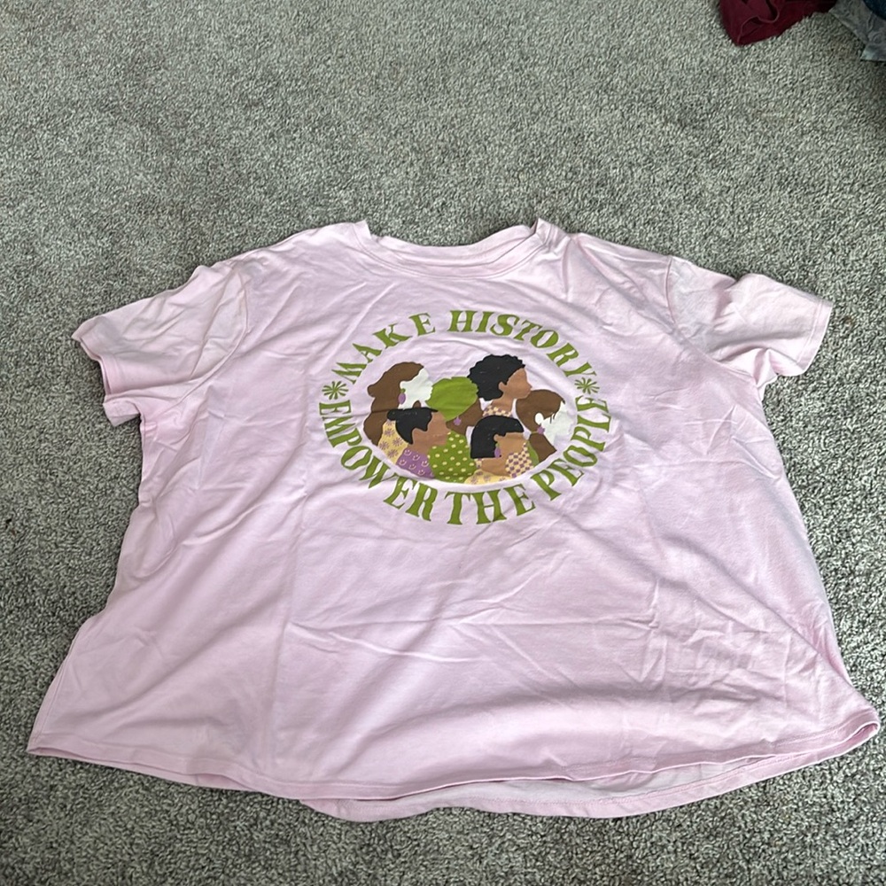 Make history and power the people shirt, Sonoma XXL relaxed graphic Tee